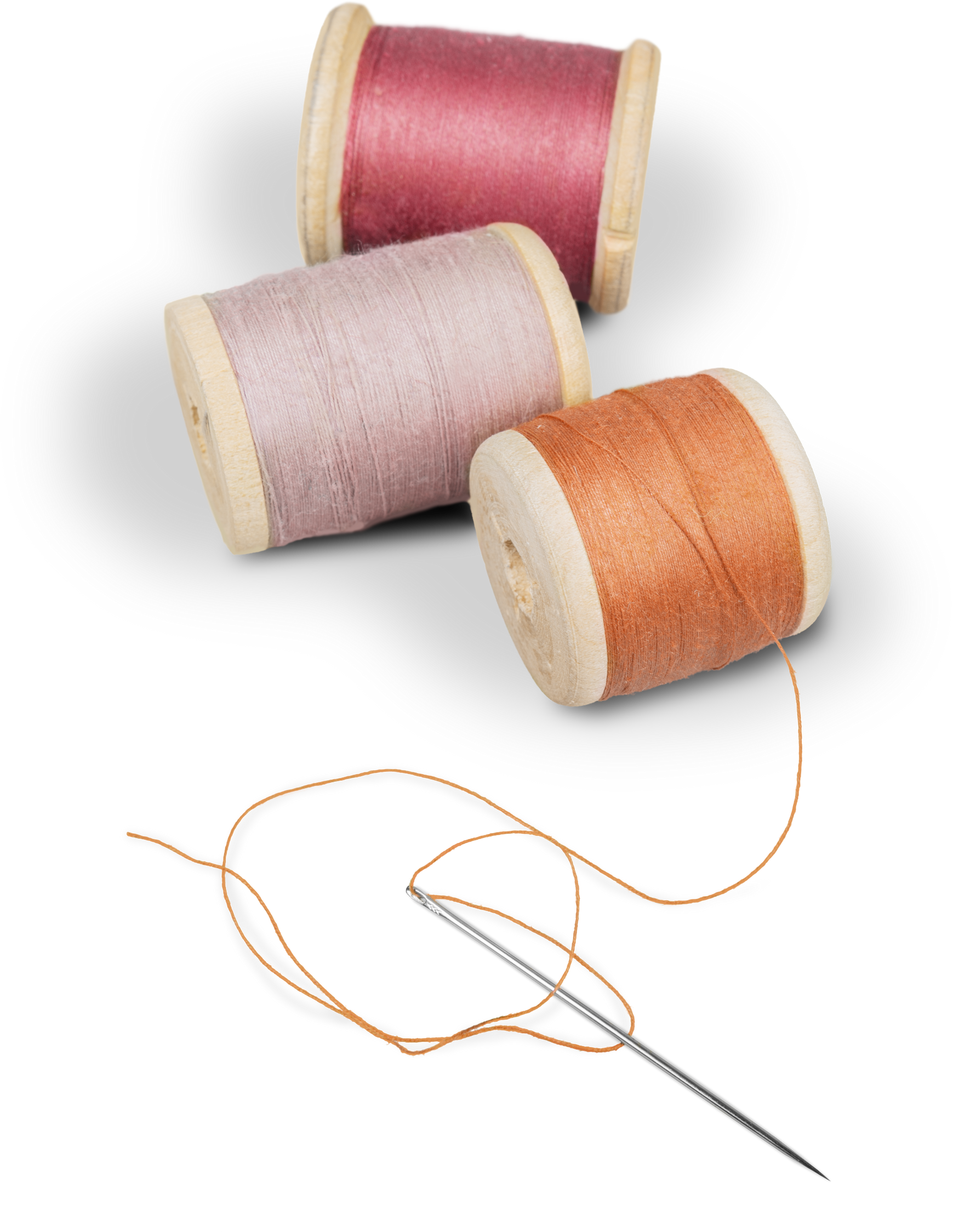Spools of Thread and Needle